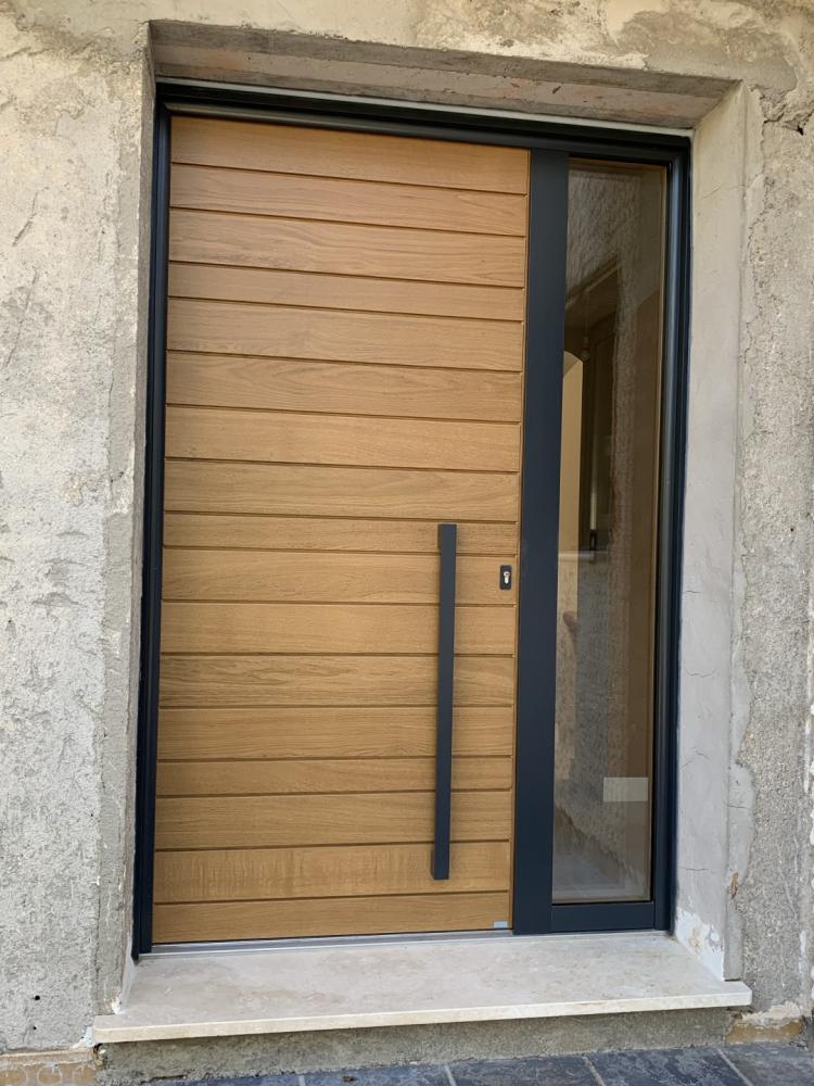 Porte bois alu ral 7016 (Grand)